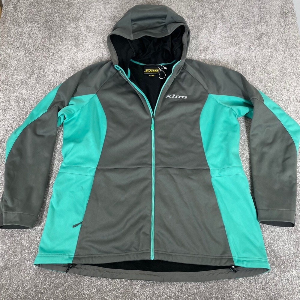 Klim Evolution Hoodie Jacket Womens 2XL Softshell Fleece Lined Zip Hooded